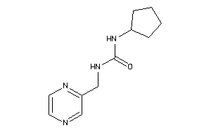 1-cyclopentyl-3-(pyrazin-2-ylmethyl)urea