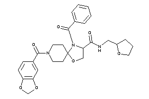 4-benzoyl-8-piperonyloyl-N-(tetrahydrofurfuryl)-1-oxa-4,8-diazaspiro[4.5]decane-3-carboxamide