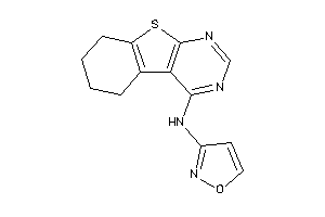 Image of Isoxazol-3-yl(5,6,7,8-tetrahydrobenzothiopheno[2,3-d]pyrimidin-4-yl)amine