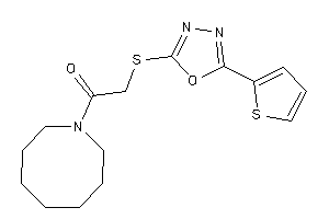 1-(azocan-1-yl)-2-[[5-(2-thienyl)-1,3,4-oxadiazol-2-yl]thio]ethanone