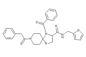 1-benzoyl-N-(2-furfuryl)-8-(2-phenylacetyl)-4-oxa-1,8-diazaspiro[4.5]decane-2-carboxamide