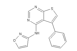 Isoxazol-3-yl-(5-phenylthieno[2,3-d]pyrimidin-4-yl)amine