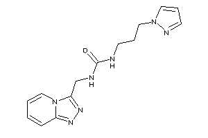 1-(3-pyrazol-1-ylpropyl)-3-([1,2,4]triazolo[4,3-a]pyridin-3-ylmethyl)urea