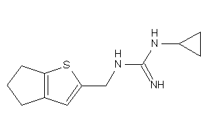 1-cyclopropyl-3-(5,6-dihydro-4H-cyclopenta[b]thiophen-2-ylmethyl)guanidine