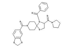 (4-benzoyl-8-piperonyloyl-1-oxa-4,8-diazaspiro[4.5]decan-3-yl)-pyrrolidino-methanone