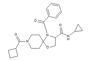 4-benzoyl-8-(cyclobutanecarbonyl)-N-cyclopropyl-1-oxa-4,8-diazaspiro[4.5]decane-3-carboxamide