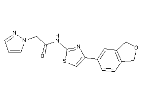 N-(4-phthalan-5-ylthiazol-2-yl)-2-pyrazol-1-yl-acetamide