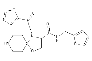 N-(2-furfuryl)-4-(2-furoyl)-1-oxa-4,8-diazaspiro[4.5]decane-3-carboxamide