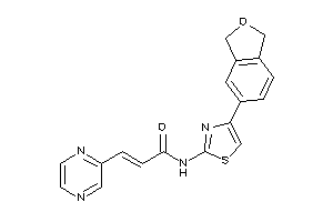 N-(4-phthalan-5-ylthiazol-2-yl)-3-pyrazin-2-yl-acrylamide