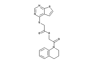 2-(thieno[2,3-d]pyrimidin-4-ylthio)acetic Acid [2-(3,4-dihydro-2H-quinolin-1-yl)-2-keto-ethyl] Ester
