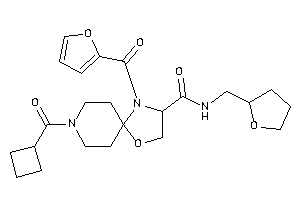 8-(cyclobutanecarbonyl)-4-(2-furoyl)-N-(tetrahydrofurfuryl)-1-oxa-4,8-diazaspiro[4.5]decane-3-carboxamide