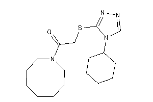 1-(azocan-1-yl)-2-[(4-cyclohexyl-1,2,4-triazol-3-yl)thio]ethanone