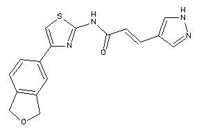 N-(4-phthalan-5-ylthiazol-2-yl)-3-(1H-pyrazol-4-yl)acrylamide