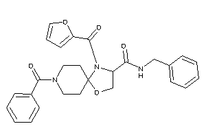 8-benzoyl-N-benzyl-4-(2-furoyl)-1-oxa-4,8-diazaspiro[4.5]decane-3-carboxamide