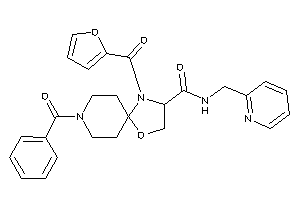 8-benzoyl-4-(2-furoyl)-N-(2-pyridylmethyl)-1-oxa-4,8-diazaspiro[4.5]decane-3-carboxamide