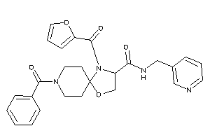 8-benzoyl-4-(2-furoyl)-N-(3-pyridylmethyl)-1-oxa-4,8-diazaspiro[4.5]decane-3-carboxamide