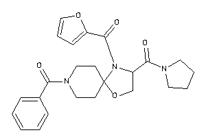 [8-benzoyl-4-(2-furoyl)-1-oxa-4,8-diazaspiro[4.5]decan-3-yl]-pyrrolidino-methanone