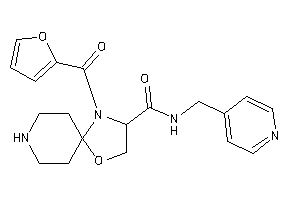 4-(2-furoyl)-N-(4-pyridylmethyl)-1-oxa-4,8-diazaspiro[4.5]decane-3-carboxamide