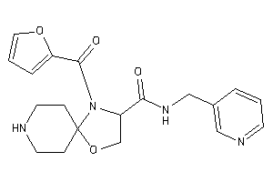 4-(2-furoyl)-N-(3-pyridylmethyl)-1-oxa-4,8-diazaspiro[4.5]decane-3-carboxamide