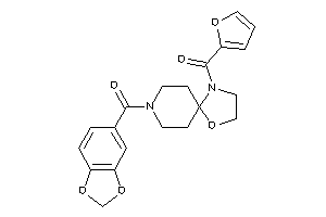 1,3-benzodioxol-5-yl-[1-(2-furoyl)-4-oxa-1,8-diazaspiro[4.5]decan-8-yl]methanone