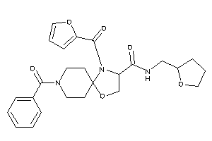 8-benzoyl-4-(2-furoyl)-N-(tetrahydrofurfuryl)-1-oxa-4,8-diazaspiro[4.5]decane-3-carboxamide