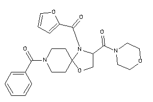 [8-benzoyl-4-(2-furoyl)-1-oxa-4,8-diazaspiro[4.5]decan-3-yl]-morpholino-methanone