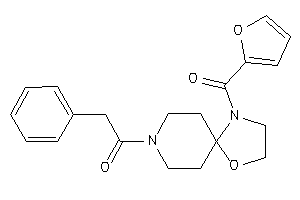 1-[1-(2-furoyl)-4-oxa-1,8-diazaspiro[4.5]decan-8-yl]-2-phenyl-ethanone