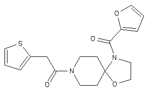 1-[1-(2-furoyl)-4-oxa-1,8-diazaspiro[4.5]decan-8-yl]-2-(2-thienyl)ethanone