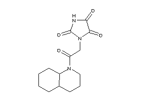 1-[2-(3,4,4a,5,6,7,8,8a-octahydro-2H-quinolin-1-yl)-2-keto-ethyl]imidazolidine-2,4,5-trione