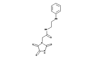 N-(2-anilinoethyl)-2-(2,4,5-triketoimidazolidin-1-yl)acetamide