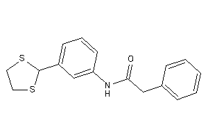 N-[3-(1,3-dithiolan-2-yl)phenyl]-2-phenyl-acetamide