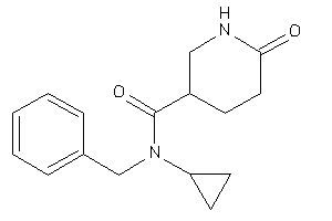 N-benzyl-N-cyclopropyl-6-keto-nipecotamide