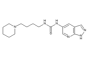 1-(4-piperidinobutyl)-3-(1H-pyrazolo[3,4-b]pyridin-5-yl)urea