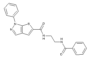 N-(2-benzamidoethyl)-1-phenyl-thieno[2,3-c]pyrazole-5-carboxamide