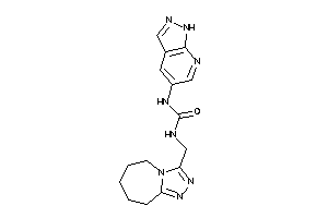 1-(1H-pyrazolo[3,4-b]pyridin-5-yl)-3-(6,7,8,9-tetrahydro-5H-[1,2,4]triazolo[4,3-a]azepin-3-ylmethyl)urea