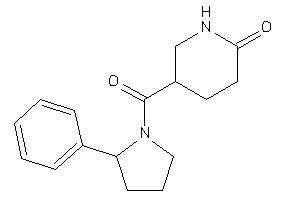 5-(2-phenylpyrrolidine-1-carbonyl)-2-piperidone