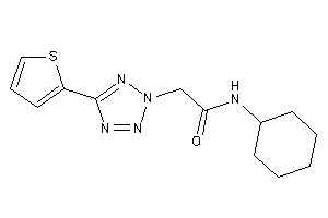 N-cyclohexyl-2-[5-(2-thienyl)tetrazol-2-yl]acetamide