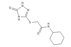 N-cyclohexyl-2-[(5-keto-1,4-dihydro-1,2,4-triazol-3-yl)thio]acetamide