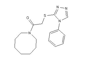 1-(azocan-1-yl)-2-[(4-phenyl-1,2,4-triazol-3-yl)thio]ethanone