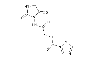 Image of Thiazole-5-carboxylic Acid [2-[(2,5-diketoimidazolidin-1-yl)amino]-2-keto-ethyl] Ester