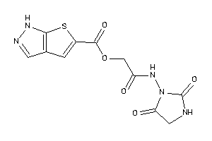 1H-thieno[2,3-c]pyrazole-5-carboxylic Acid [2-[(2,5-diketoimidazolidin-1-yl)amino]-2-keto-ethyl] Ester