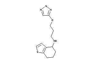 4,5,6,7-tetrahydrobenzothiophen-4-yl-[3-(1,2,5-thiadiazol-3-yloxy)propyl]amine