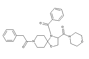 1-[1-benzoyl-2-(morpholine-4-carbonyl)-4-oxa-1,8-diazaspiro[4.5]decan-8-yl]-2-phenyl-ethanone