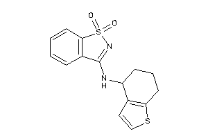 (1,1-diketo-1,2-benzothiazol-3-yl)-(4,5,6,7-tetrahydrobenzothiophen-4-yl)amine