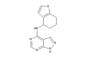 1H-pyrazolo[3,4-d]pyrimidin-4-yl(4,5,6,7-tetrahydrobenzothiophen-4-yl)amine