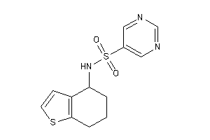 N-(4,5,6,7-tetrahydrobenzothiophen-4-yl)pyrimidine-5-sulfonamide