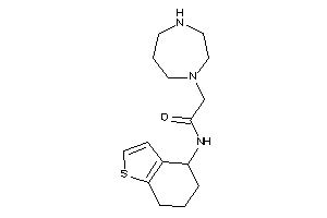 2-(1,4-diazepan-1-yl)-N-(4,5,6,7-tetrahydrobenzothiophen-4-yl)acetamide