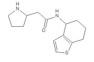 2-pyrrolidin-2-yl-N-(4,5,6,7-tetrahydrobenzothiophen-4-yl)acetamide