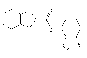 N-(4,5,6,7-tetrahydrobenzothiophen-4-yl)-2,3,3a,4,5,6,7,7a-octahydro-1H-indole-2-carboxamide