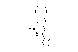 6-(1,4-diazepan-1-ylmethyl)-4-(3-thienyl)-3,4-dihydro-1H-pyrimidin-2-one